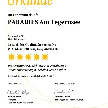 Apartamento Paradies Am Tegernsee *