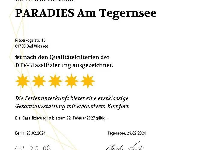 Apartamento Paradies Am Tegernsee *