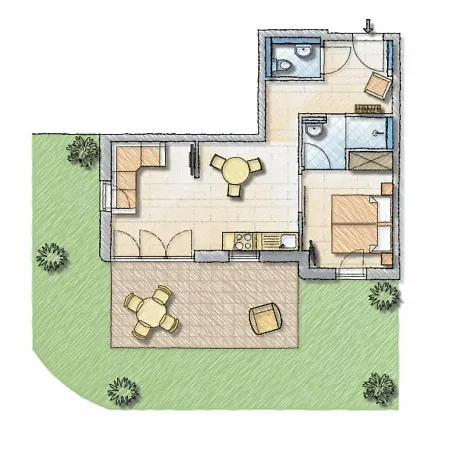 公寓 Paradies Am Tegernsee 巴特维塞